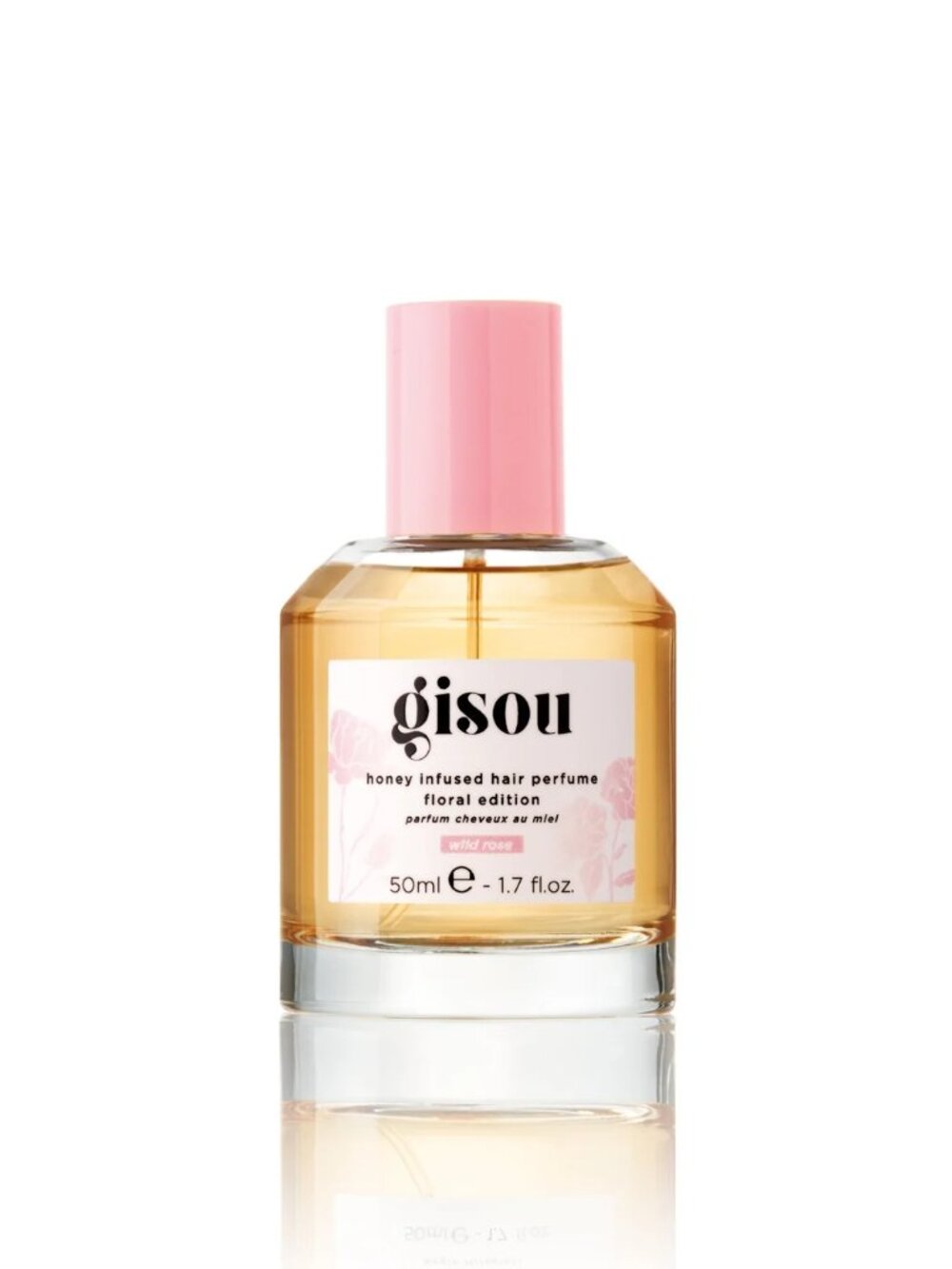 NIB Gisou Honey Infused Hair Perfume Wild Rose 50ml MSRP $44